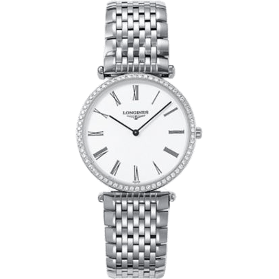 La Grande Classique 33 Quartz Diamond Bezel Roman