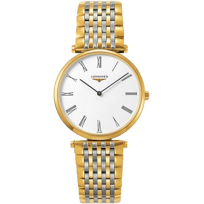 Longines La Grandes Classique Quartz 36 PVD / White Roman / Bracelet L4.755.2.11.7