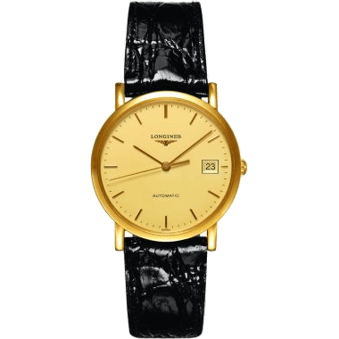 Longines Presence 34.5 Automatic Gold L4.778.6.32.0
