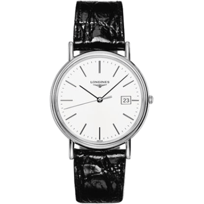 Longines Presence 38.5 Quartz Stainless Steel / White L4.790.4.12.2