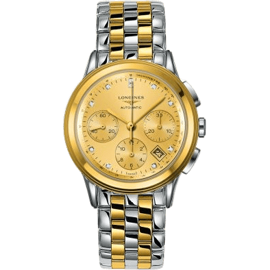 Flagship Chronograph Two Tone Diamond