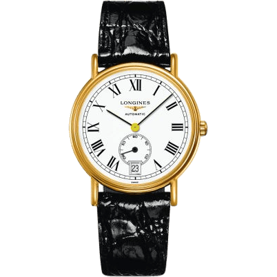 Longines Presence 38.5 Automatic Small Seconds Yellow L4.805.2.11.2