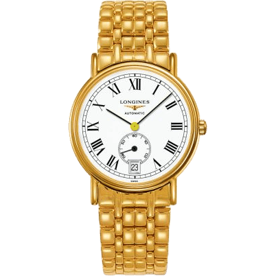 Longines Presence 38.5 Automatic Small Seconds Yellow L4.805.2.11.8