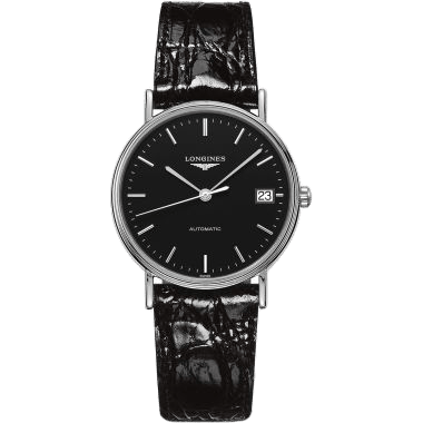 Longines Presence Automatic 34.5mm Stainless Steel / Black L4.821.4.52.2