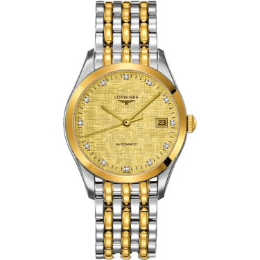 Longines La Grande Classique Automatic 36 Stainless Steel / Yellow Gold PVD / Champagne L4.898.3.37.7
