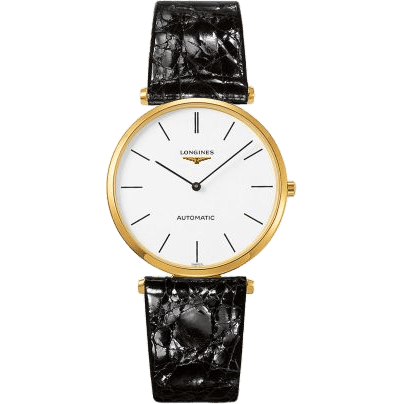 Longines La Grande Classique Automatic 36 Gold / White Stick L4.908.2.12.2