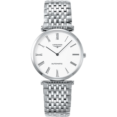 Longines La Grande Classique Automatic 36 White Roman / Bracelet L4.908.4.11.6
