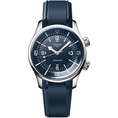 Heritage Legend Diver 39 Stainless Steel / Blue / Rubber