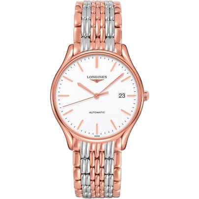 Longines Lyre 38.5 Automatic PVD Red / White / Bracelet L4.960.1.12.7