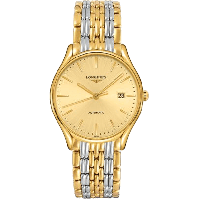 Longines Lyre 38.5 Automatic PVD Gold / Champagne / Bracelet L4.960.2.32.7