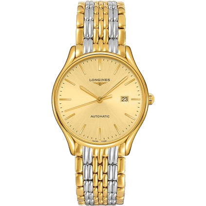Longines Lyre 40 Automatic PVD Gold / Champagne / Bracelet L4.961.2.32.7
