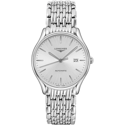 Longines Lyre 40 Automatic Stainless Steel / Silver / Bracelet L4.961.4.72.6