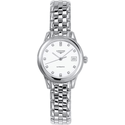 Flagship 26 Automatic Stainless Steel White Diamond
