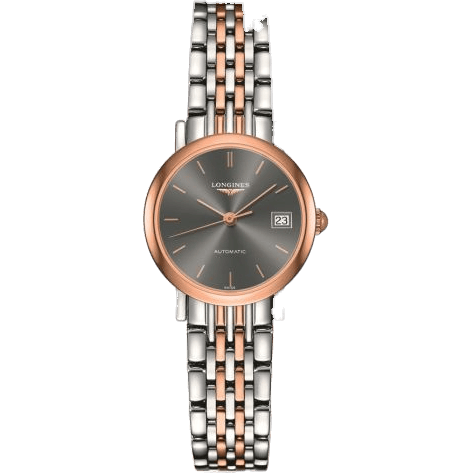 Elegant Collection 25.5 Automatic Stainless Steel / Red Gold / Grey