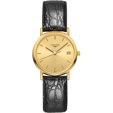 Longines Presence Quartz 30mm PVD Gold / Champagne L4.320.2.32.2