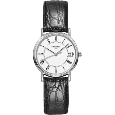 Longines Presence Quartz 30mm Stainless Steel / White - Roman L4.320.4.11.2
