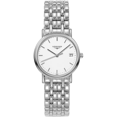 Presence Quartz 30mm Stainless Steel / White / Bracelet