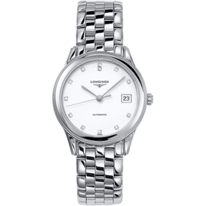 Flagship 35.6 Automatic Stainless Steel White Diamond