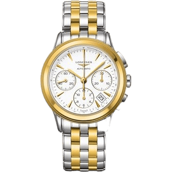 Flagship Chronograph Two Tone White