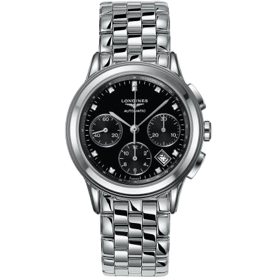 Longines Flagship Chronograph Black Diamond L4.803.4.57.6