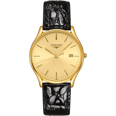 Longines Lyre Quartz 38.5mm PVD Gold / Champagne L4.859.2.32.2