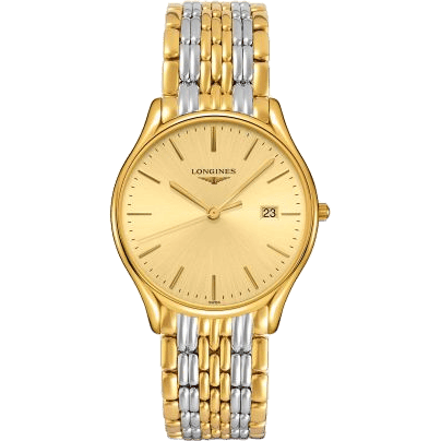 Longines Lyre Quartz 38.5mm Two Tone / Champagne L4.859.2.32.7