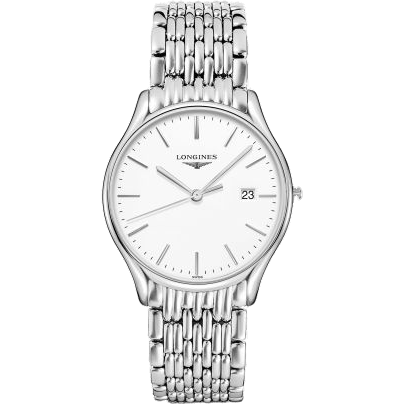 Longines Lyre Quartz 38.5mm White / Bracelet L4.859.4.12.6