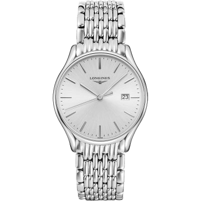 Longines Lyre Quartz 38.5mm Silver / Bracelet L4.859.4.72.6