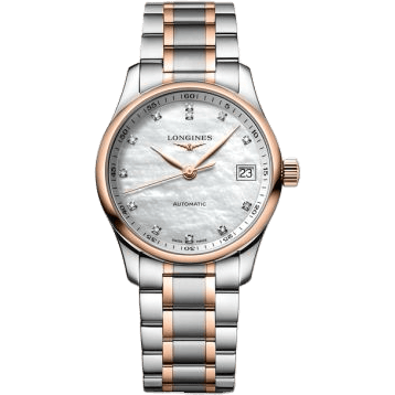 Master Collection Date 34 Stainless Steel - Pink Gold / MOP