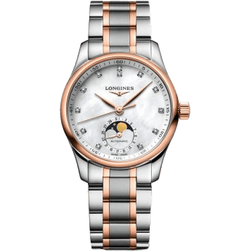 Master Collection 34 Moonphase Stainless Steel - Pink Gold / MOP / Bracelet