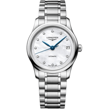 Master Collection 34 Stainless Steel / MOP - Diamond / Bracelet