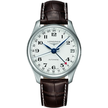 Longines Master Collection 42 24h Stainless Steel / Silver-Arabic / Alligator XL L2.718.4.70.5
