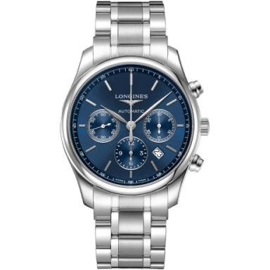 Longines Master Collection 42 Chronograph Stainless Steel / Blue / Bracelet L2.759.4.92.6
