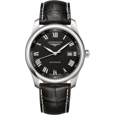 Master Collection 40 Date Stainless Steel / Black-Roman / Alligator XL