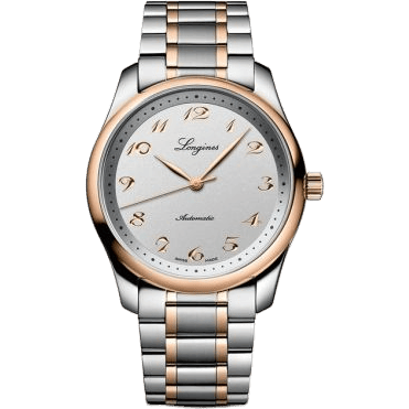 Longines Master Collection 40 Date Stainless Steel - Pink Gold / Silver / Bracelet L2.793.5.70.7