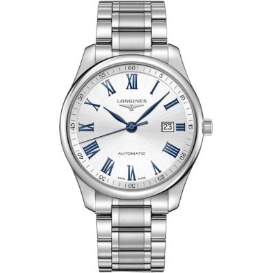 Longines Master Collection 42 Date Stainless Steel / Silver - Roman / Bracelet L2.893.4.79.6