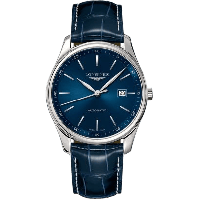 Master Collection 42 Date Stainless Steel / Blue / Alligator XL