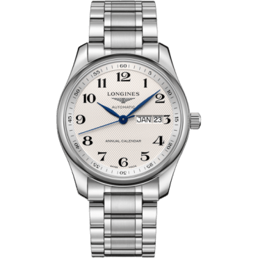 Master Collection 40mm Annual Calendar Stainless Steel / Silver-Arabic / Bracelet