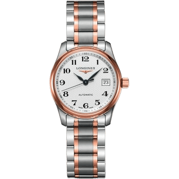 Longines Master Collection Date 29 Two Tone Pink L2.257.5.79.7