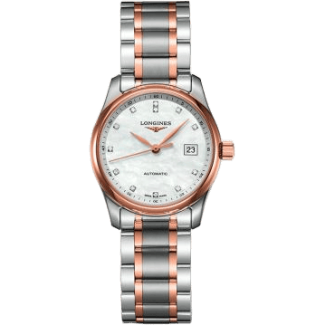 Longines Master Collection Date 29 Two Tone Pink L2.257.5.89.7
