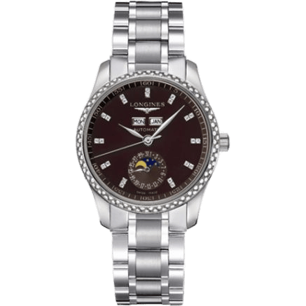 Master Collection Calendar 36 Stainless Steel / Diamond / Brown MOP / Bracelet