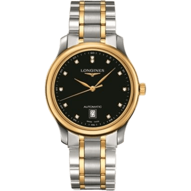 Longines Master Collection Date 38.5 Two Tone Black L2.628.5.57.7