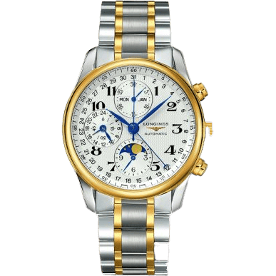 Master Collection 40 Chronograph Calendar Stainless Steel / Yelllow Gold / Silver / Bracelet