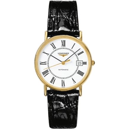 Longines Presence 34.5 Automatic Yellow Roman L4.721.2.11.2