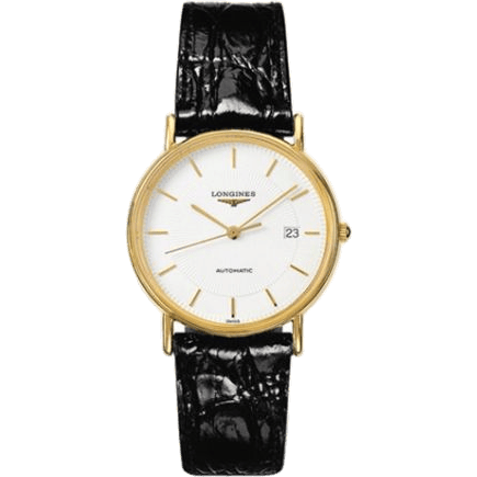 Longines Presence 34.5 Automatic Yellow Stick L4.721.2.18.2