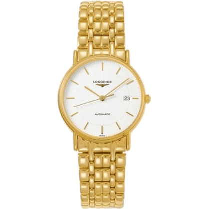 Longines Presence 34.5 Automatic Yellow Stick Bracelet L4.721.2.18.8