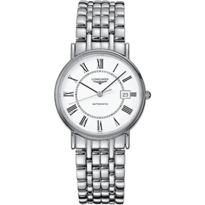 Longines Presence 34.5 Automatic Stainless Steel Roman Bracelet L4.721.4.11.6