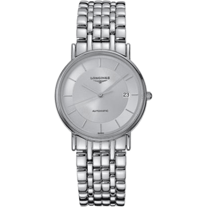 Longines Presence 34.5 Automatic Stainless Steel Silver Bracelet L4.721.4.78.6