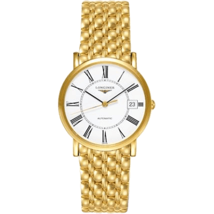 Longines Presence 34.5 Automatic Gold L4.778.6.11.6