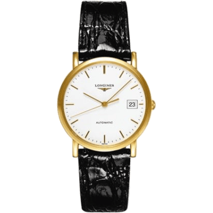 Longines Presence 34.5 Automatic Gold L4.778.6.12.2